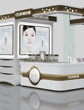 化妆品组合展柜